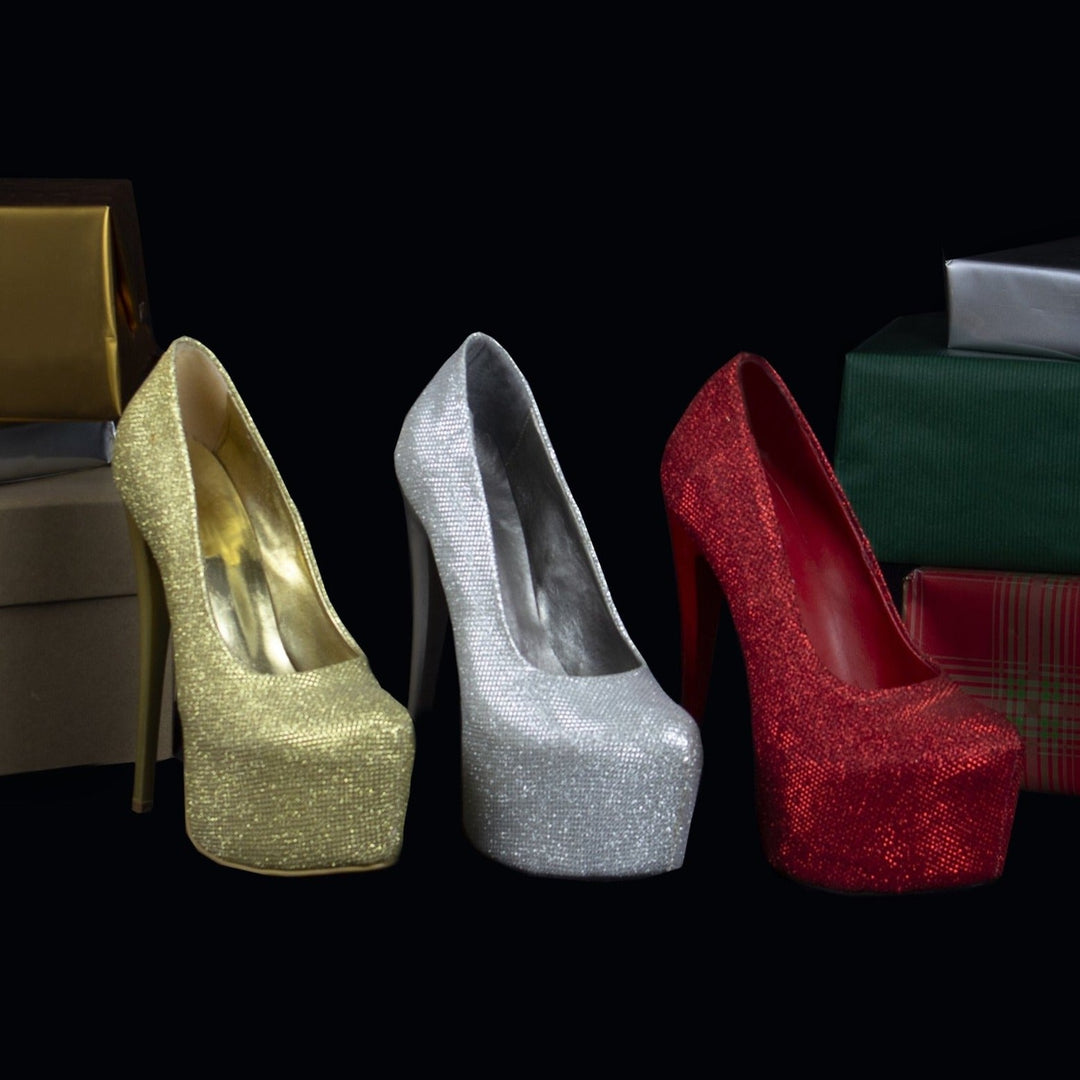 Sparkling High Heel Pumps - Tajna Club