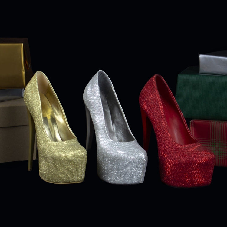 Sparkling High Heel Pumps - Tajna Club