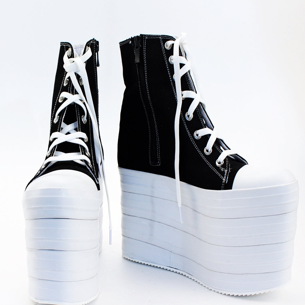 Extreme clearance platform sneakers