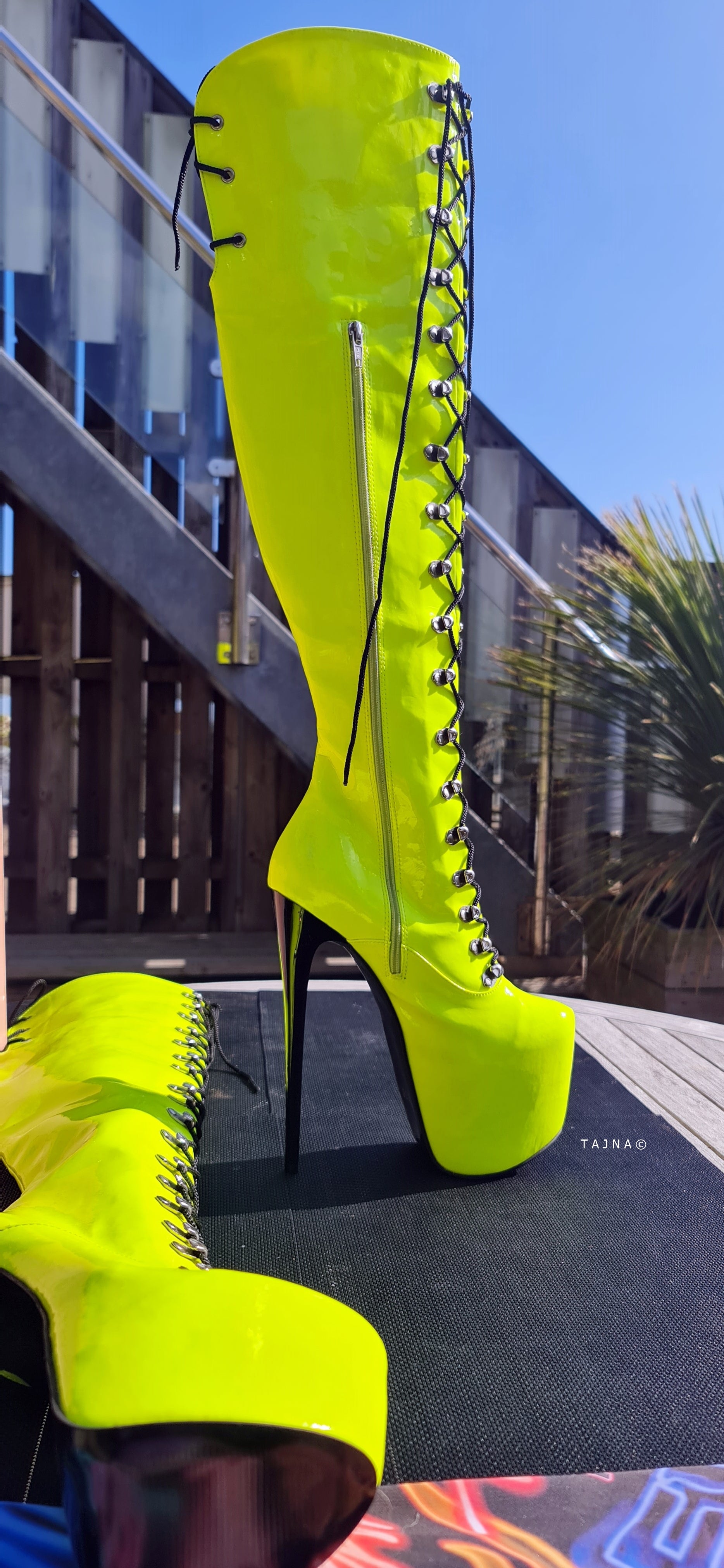 neon-yellow-military-style-high-heel-platform-boots-over-the-knee-tajna-club-bondage-lace-up