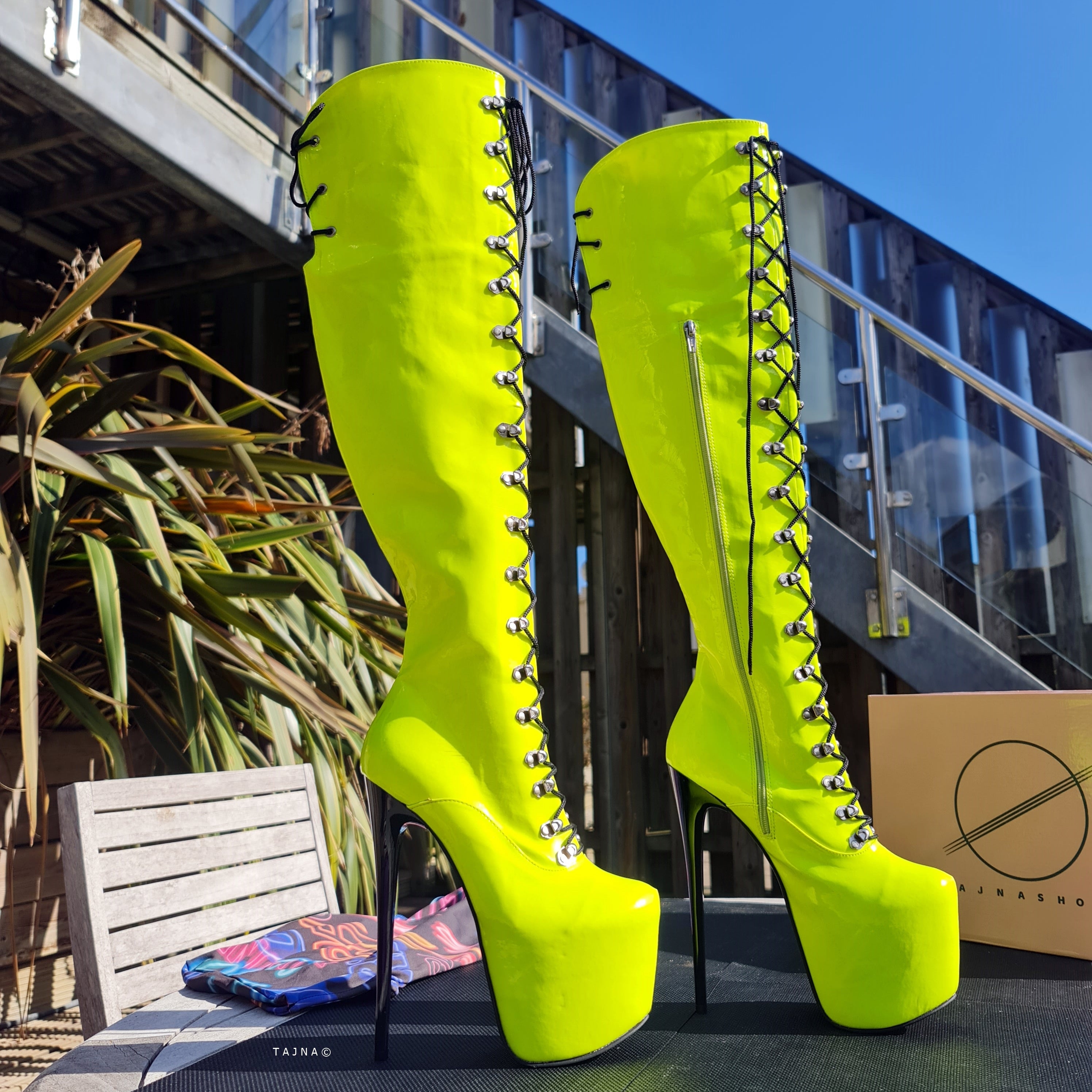 neon-yellow-military-style-high-heel-platform-boots-over-the-knee-tajna-club-bondage-lace-up