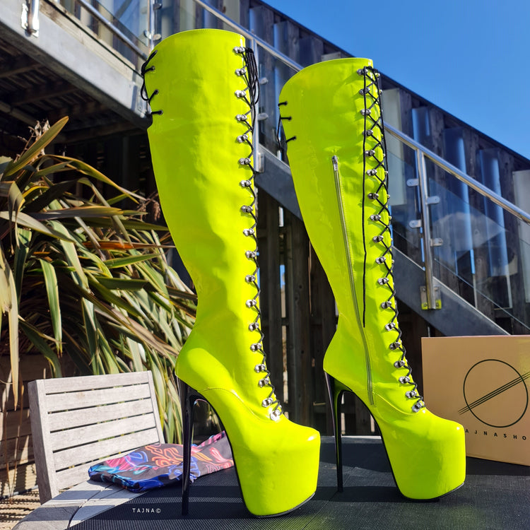 neon-yellow-military-style-high-heel-platform-boots-over-the-knee-tajna-club-bondage-lace-up
