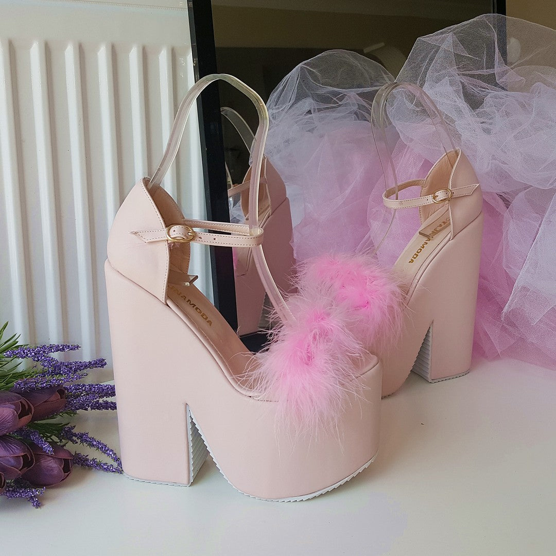 Light pink wedges online