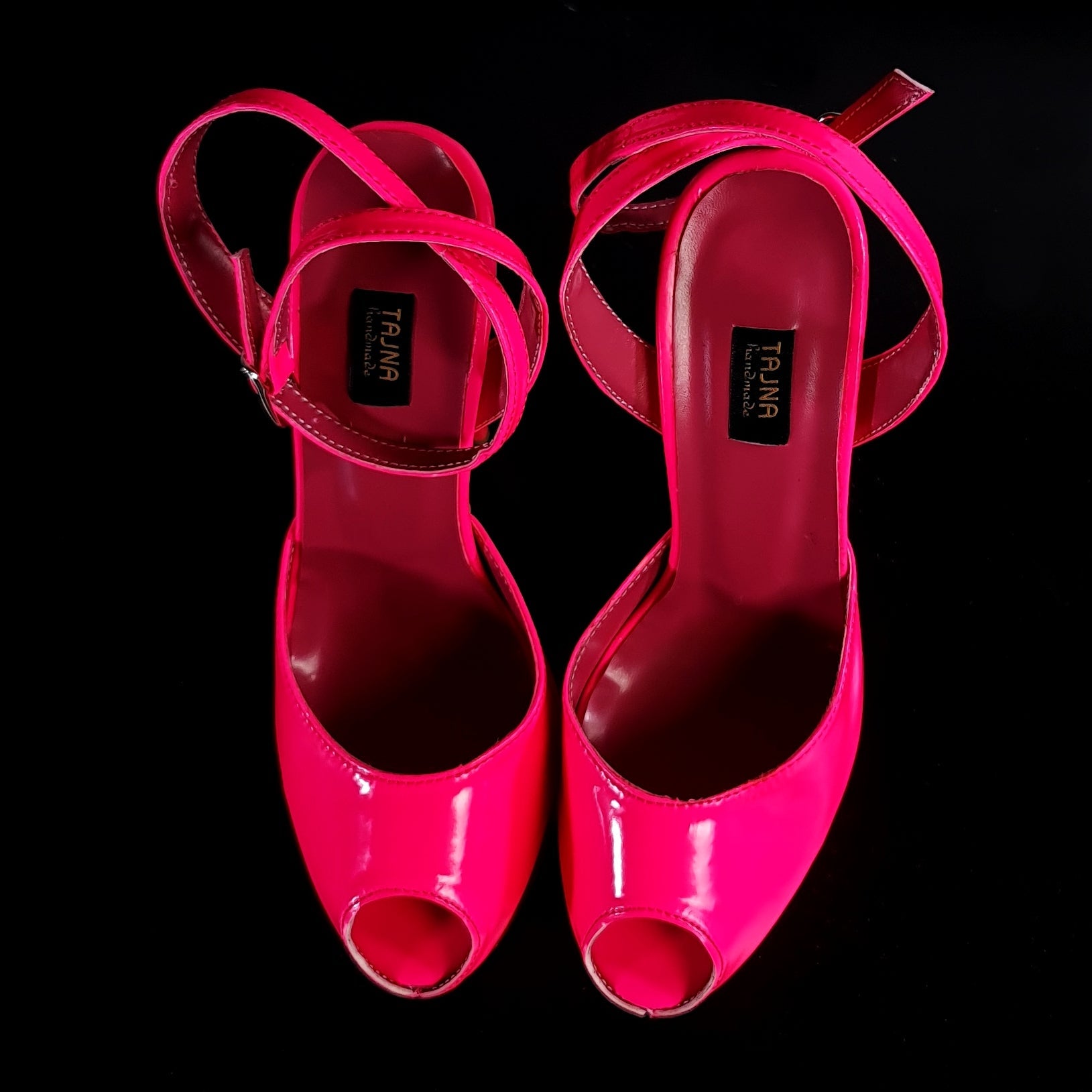 Fishmouth Neon Pink High Heels Tajna Club