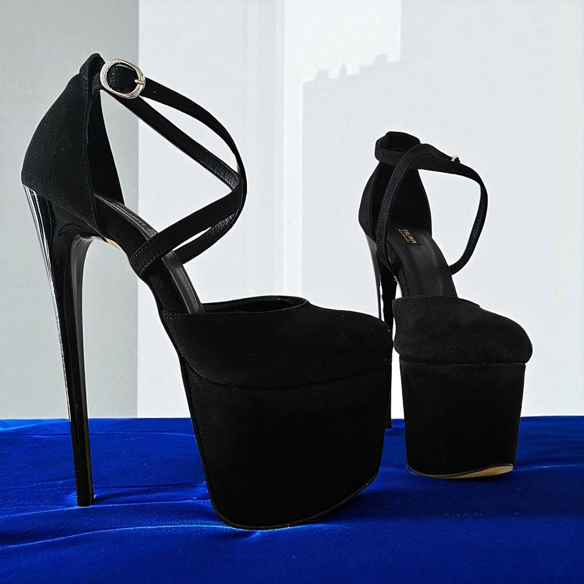 black_suede_high_heel_criss_cross_ankle_strap_tajna_club_shoes