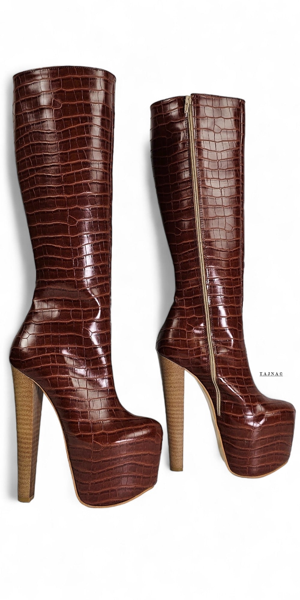 tajna-club-shoes-knee-high-midcalf-high-heel-brown-croco-print-platform-boots