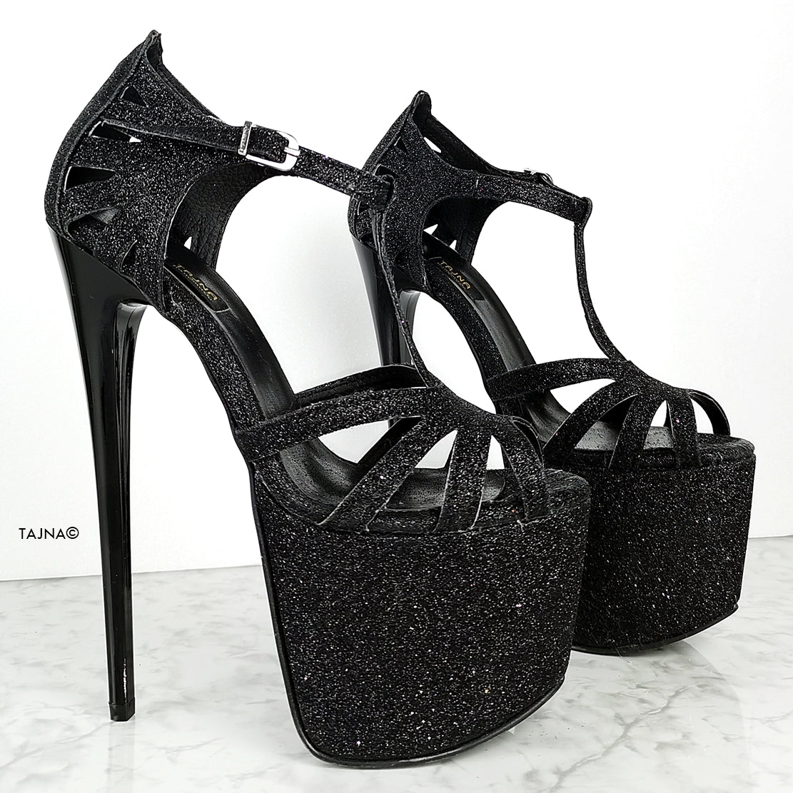 Laser cut high heels on sale