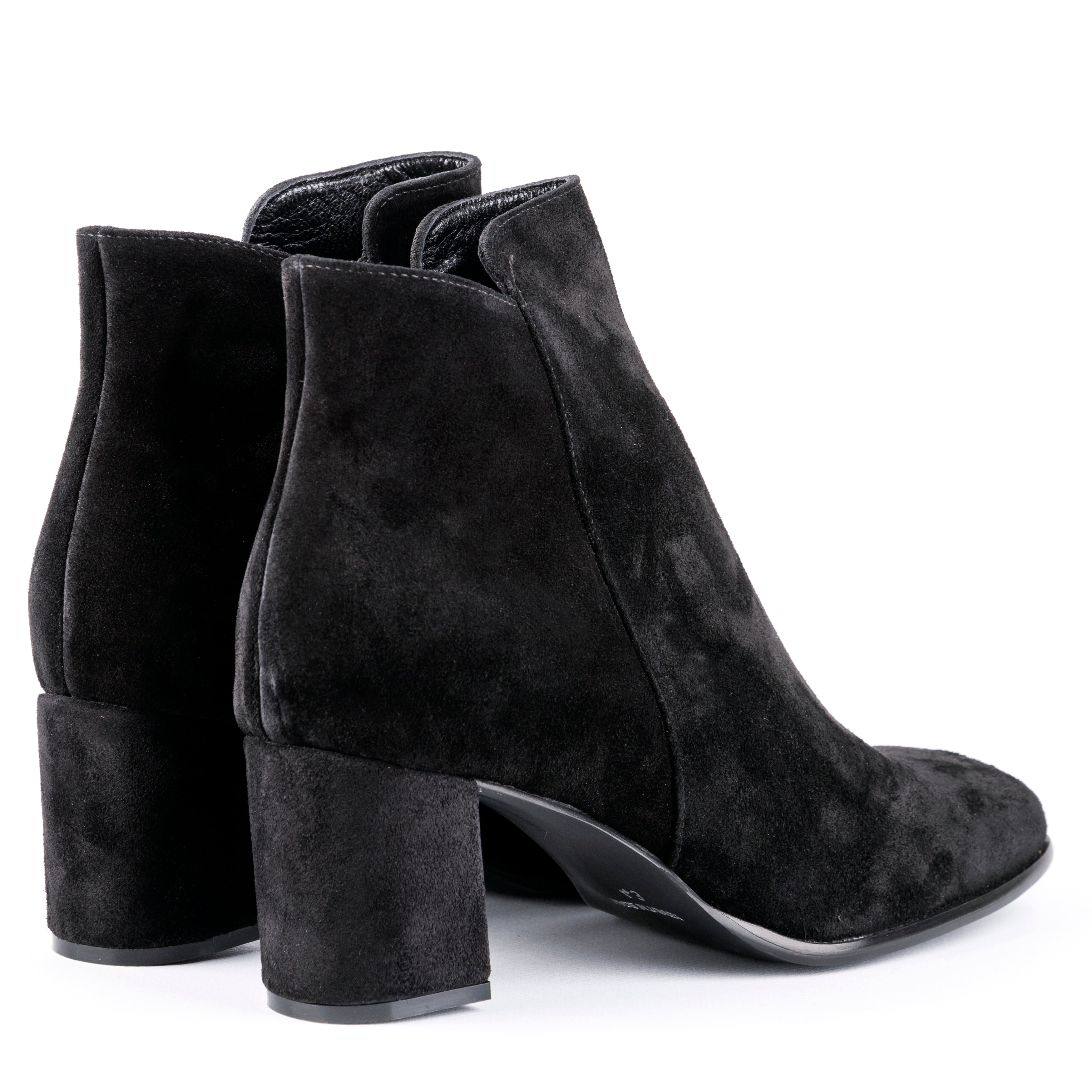 Norma - Ankle Cut Leather Booties