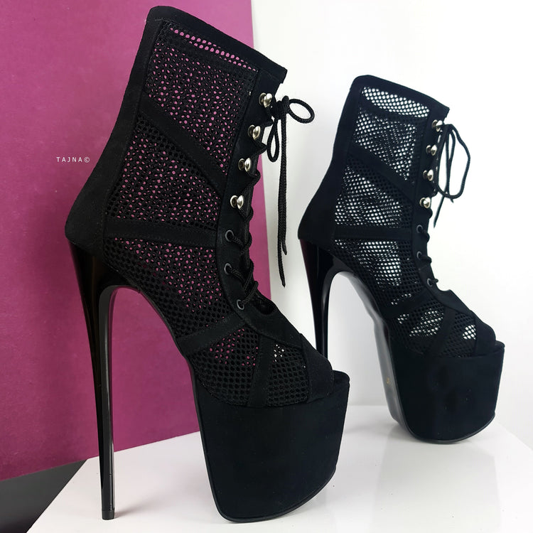 black-suede-mesh-high-heel-lace-up-fishnet-ankle-platform-boots-tajna-club