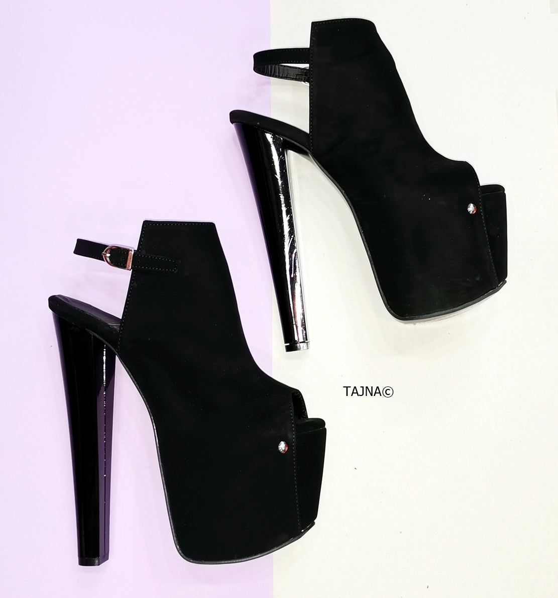 Peep toe slingback platform heels hotsell