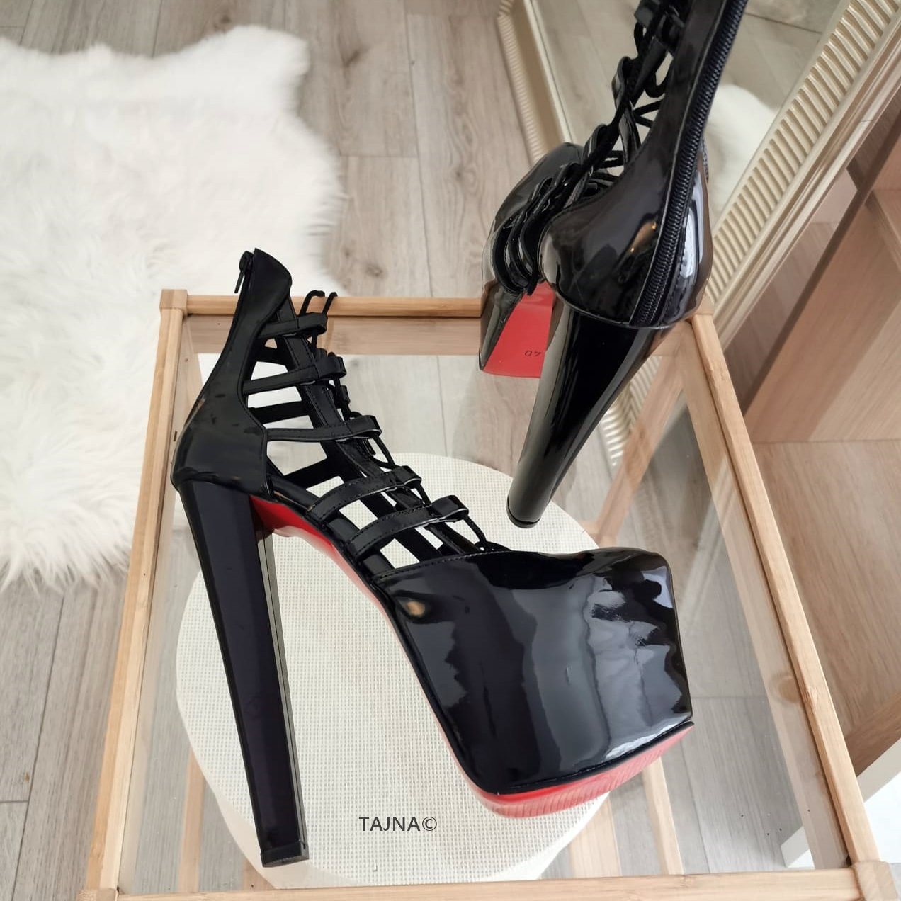 Designer lace up heels online