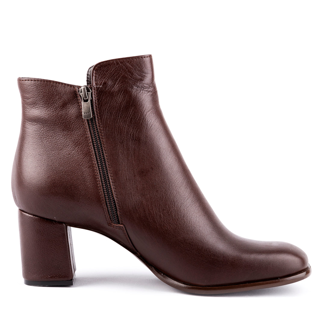 Norma - Ankle Cut Leather Booties