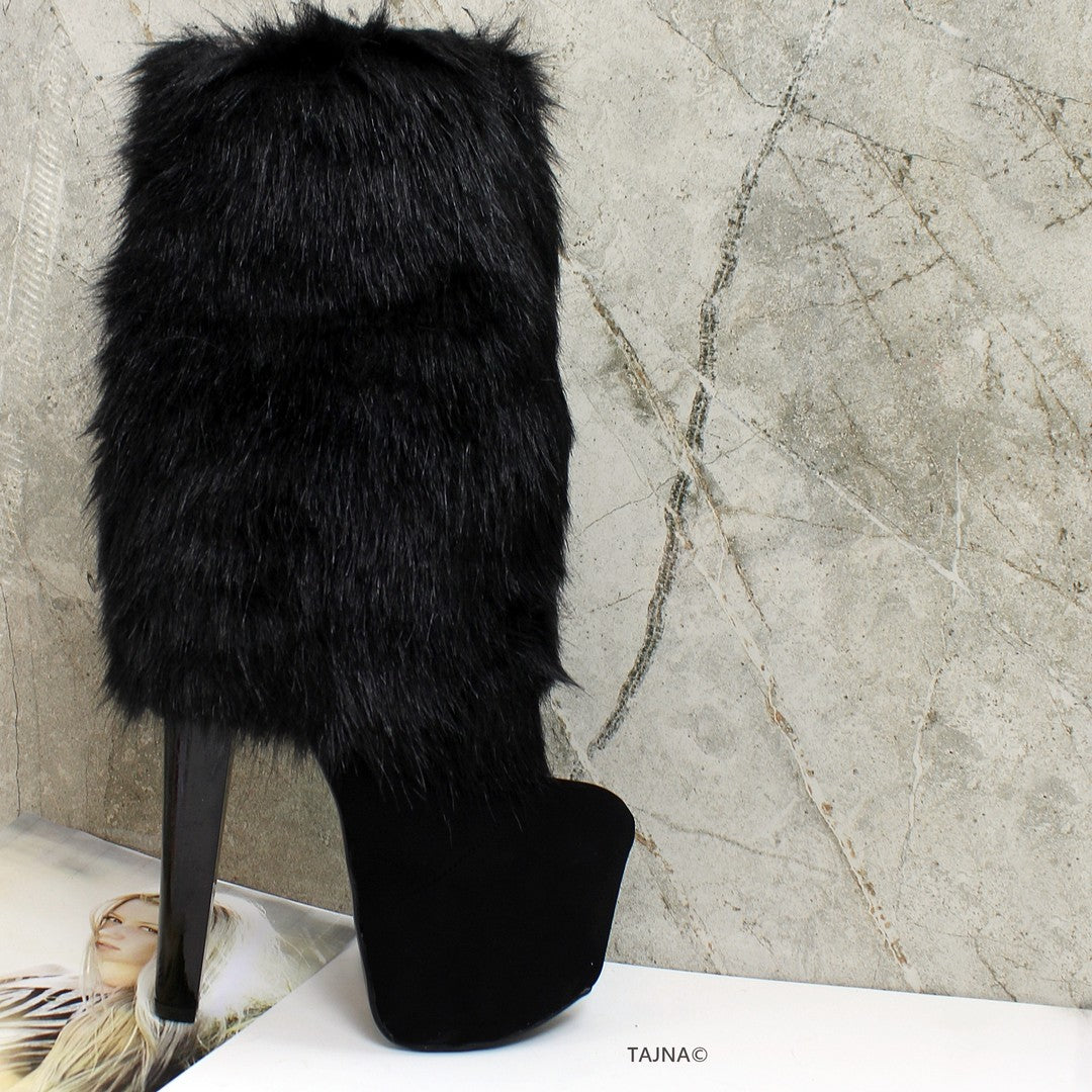 High Heel Shoes Furry Tajna Shoes Tajna Club