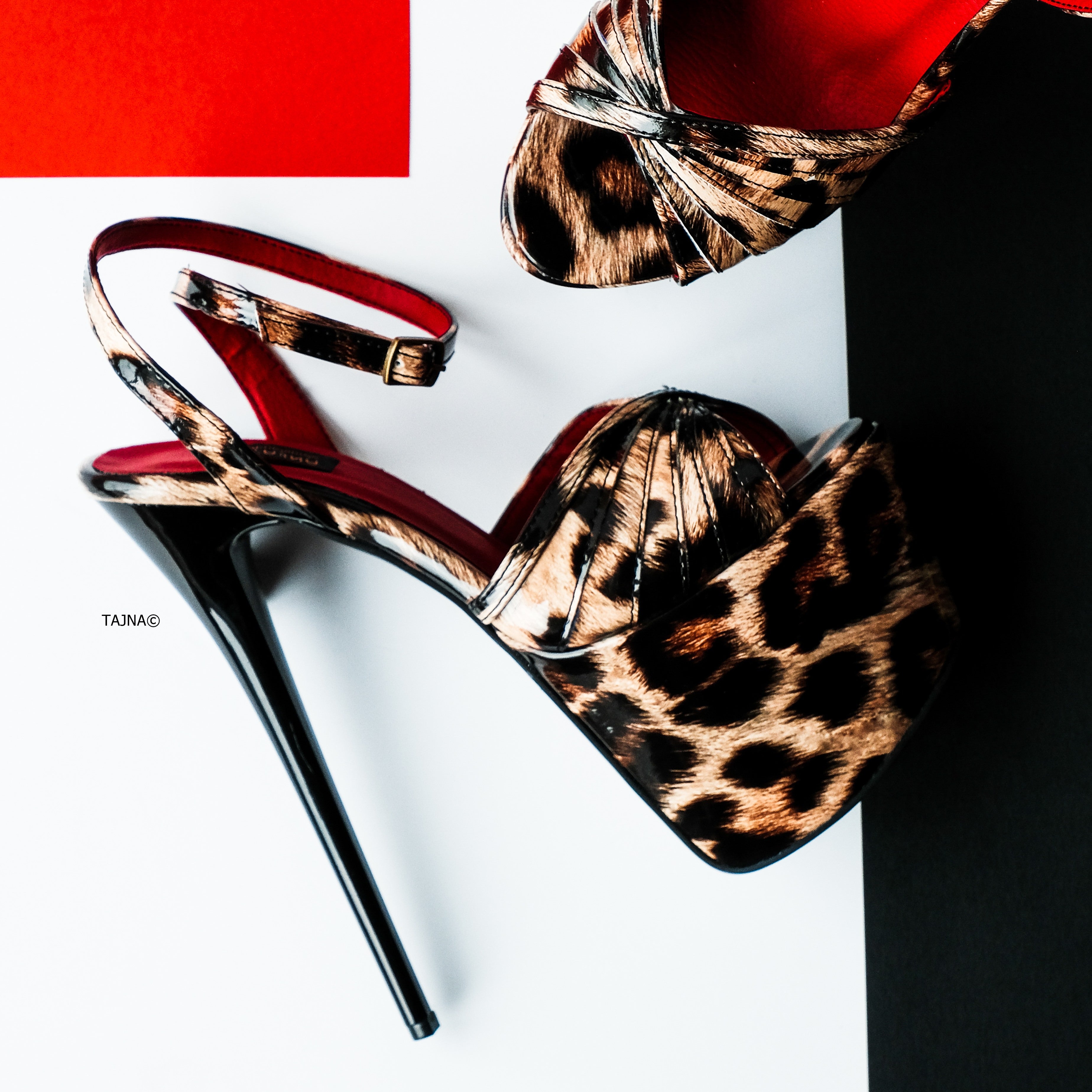 Walk on the Wild Side Brown Leopard Print Platform Stilettos | New Look
