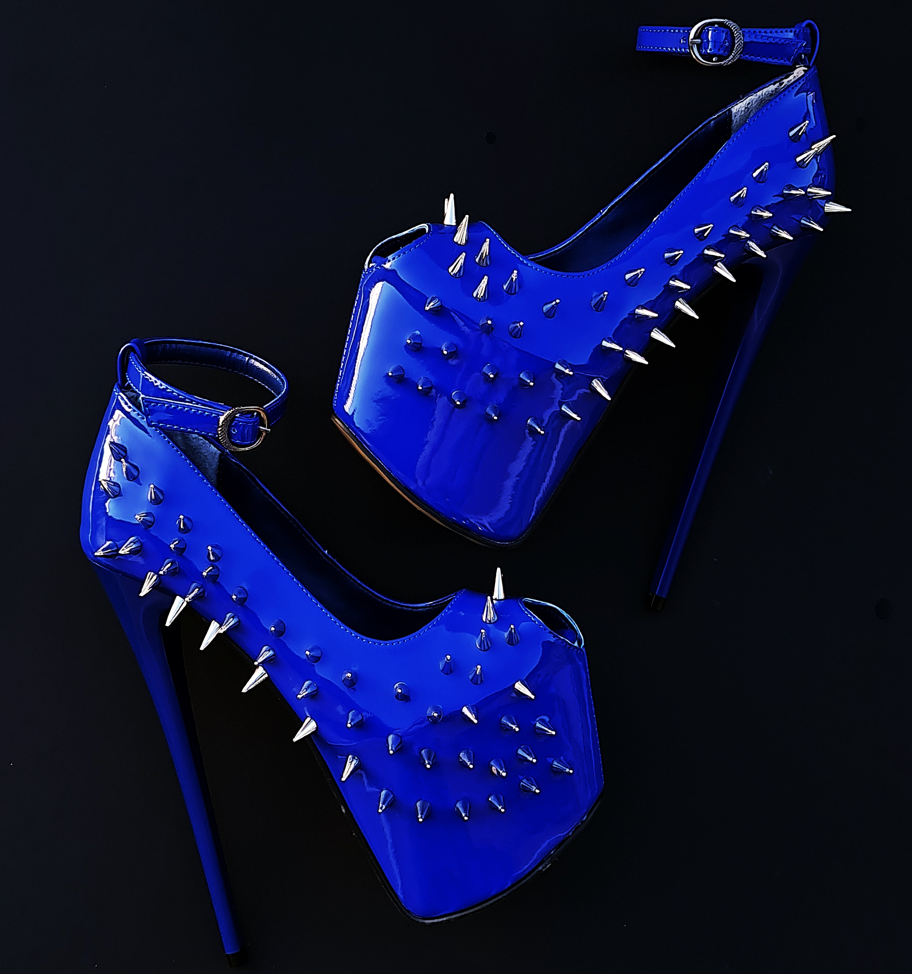 Spiky Stiletto Heels with Round Toe - Plus Size available – FetishTime