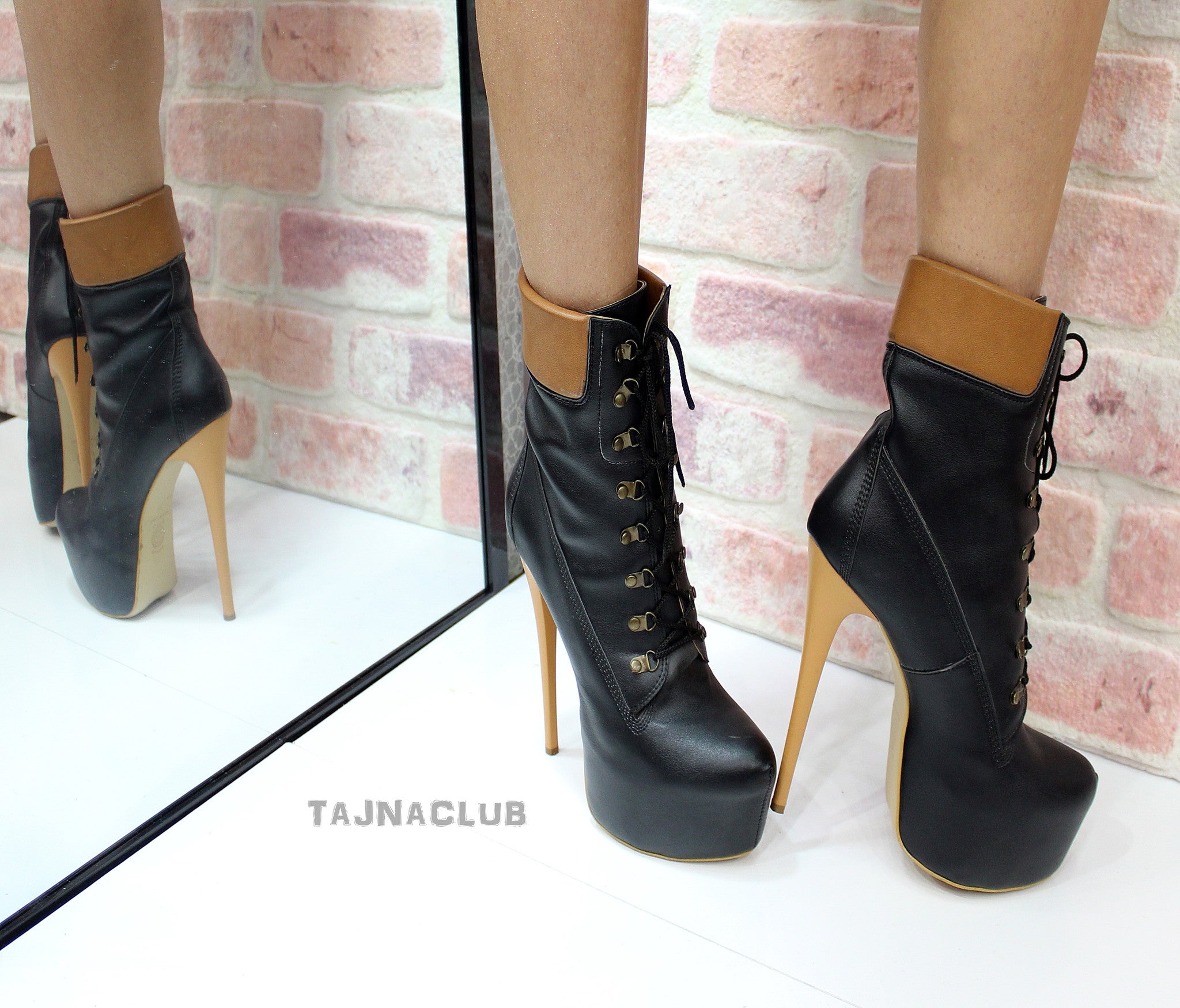 Timber Style Lace up Boots - Tajna Club