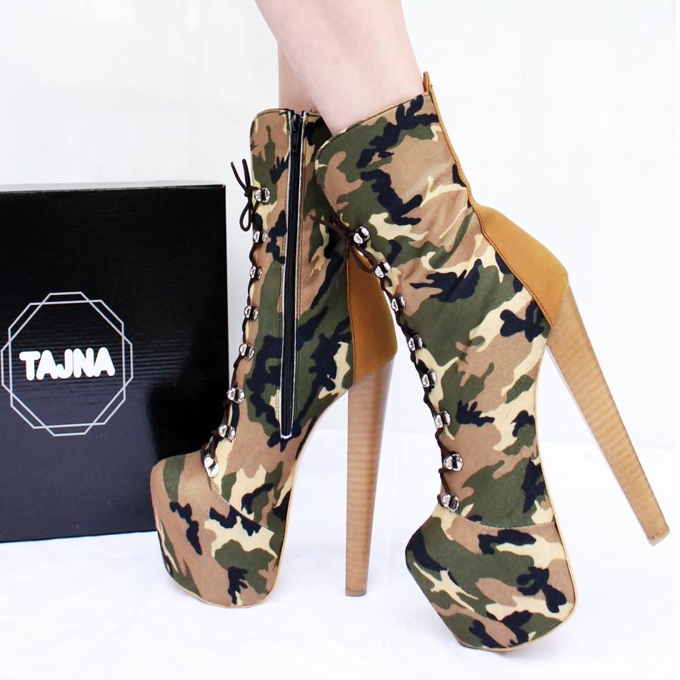 Camouflage stiletto boots best sale