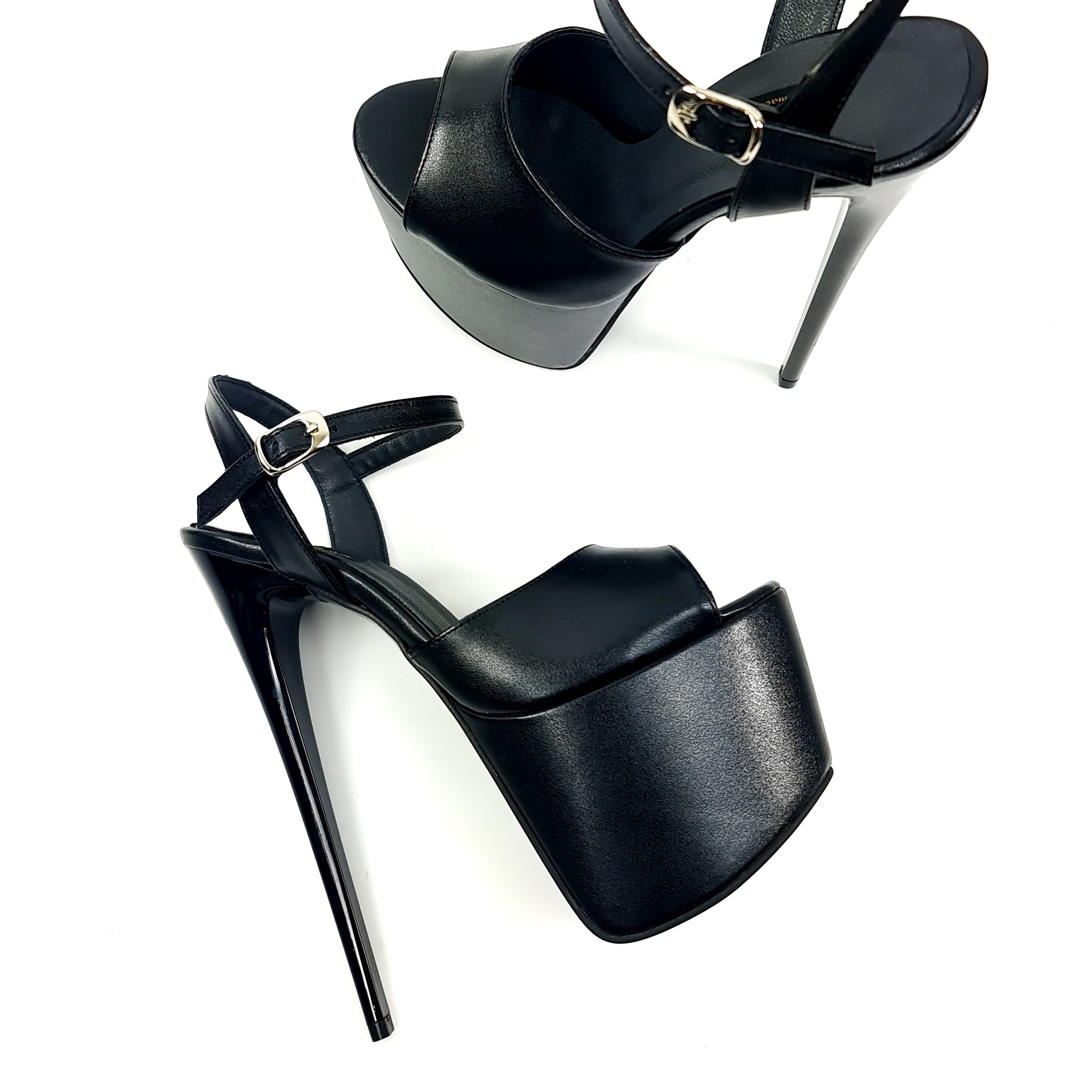 Black pencil heels sandals shops