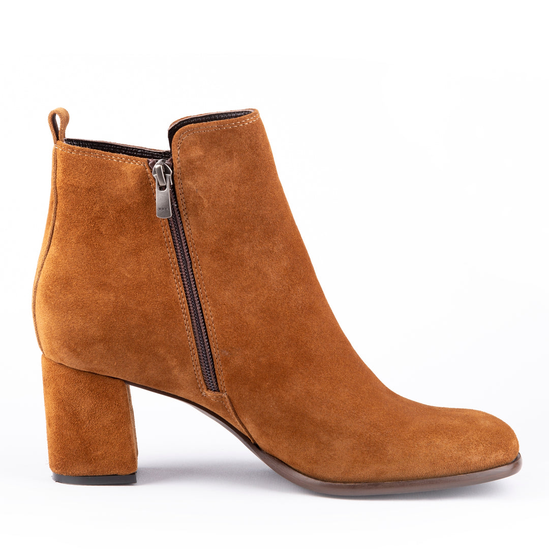 Scorpius - Double Belted Ankle Leather Booties